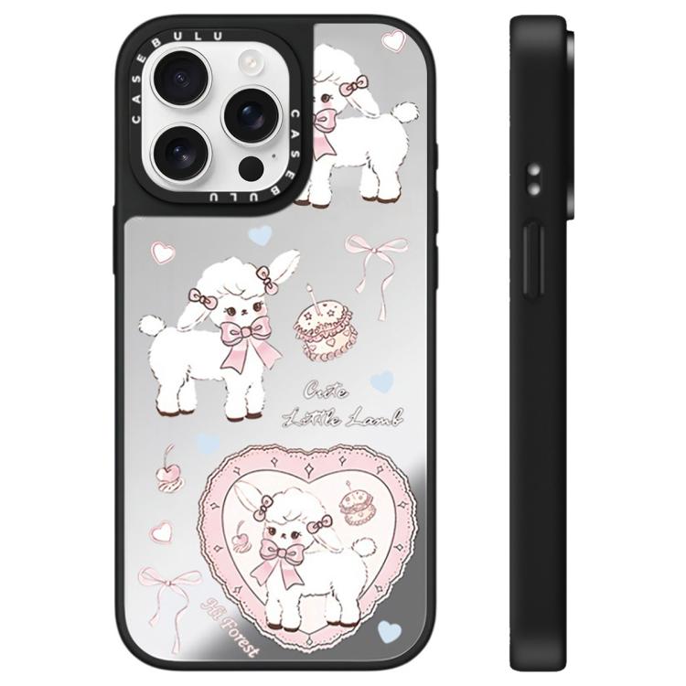 Custodia per telefono con specchio della serie Hi Forest, For iPhone 15 Pro Max, For iPhone 15 Pro, For iPhone 15 Plus, For iPhone 15