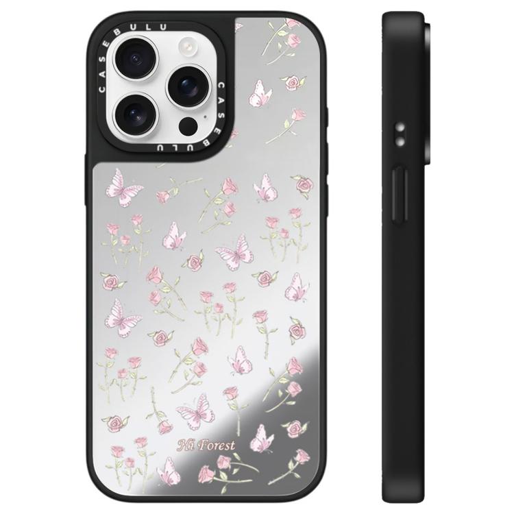 Custodia per telefono con specchio della serie Hi Forest, For iPhone 15 Pro Max, For iPhone 15 Pro, For iPhone 15 Plus, For iPhone 15