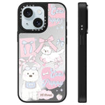 Custodia per telefono con specchio della serie Hi Forest, For iPhone 15 Pro Max, For iPhone 15 Pro, For iPhone 15 Plus, For iPhone 15