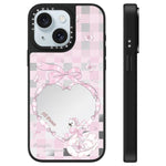 Custodia per telefono con specchio della serie Hi Forest, For iPhone 15 Pro Max, For iPhone 15 Pro, For iPhone 15 Plus, For iPhone 15