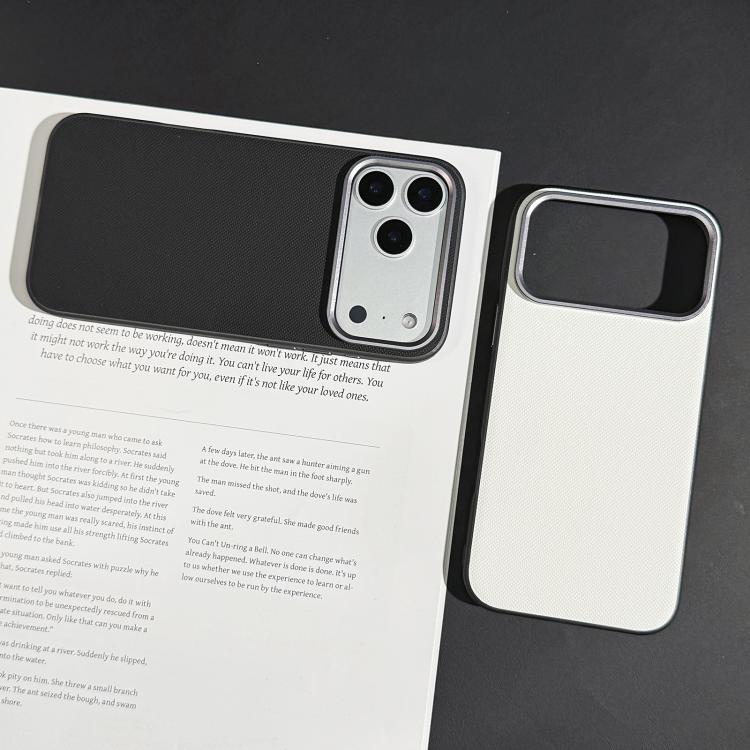 Custodia per telefono in ecopelle con texture a griglia opaca, For iPhone 17 Pro Max, For iPhone 17 Pro, For iPhone 17, For iPhone Air