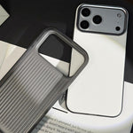 Custodia per telefono in ecopelle con texture a griglia opaca, For iPhone 17 Pro Max, For iPhone 17 Pro, For iPhone 17, For iPhone Air