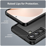 Custodia per telefono WANLONFENG in TPU antiurto con texture spazzolata e pellicola protettiva per lo schermo., For Galaxy A57 5G, For Galaxy A37 5G, For Galaxy A17 5G / 4G, For Galaxy A07 4G, For Galaxy A56 5G, For Galaxy A26 5G, For Galaxy A36 5G    ...