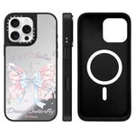 Custodia magnetica per telefono con specchio e motivo Hi Forest Series, For iPhone 16 Pro Max, For iPhone 16 Pro, For iPhone 16 Plus, For iPhone 16