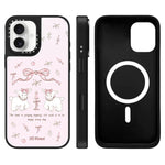 Custodia magnetica per telefono con specchio e motivo Hi Forest Series, For iPhone 16 Pro Max, For iPhone 16 Pro, For iPhone 16 Plus, For iPhone 16
