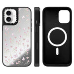 Custodia magnetica per telefono con specchio e motivo Hi Forest Series, For iPhone 16 Pro Max, For iPhone 16 Pro, For iPhone 16 Plus, For iPhone 16