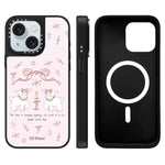 Custodia magnetica per telefono con specchio e motivo Hi Forest Series, For iPhone 15 Pro Max, For iPhone 15 Pro, For iPhone 15 Plus, For iPhone 15