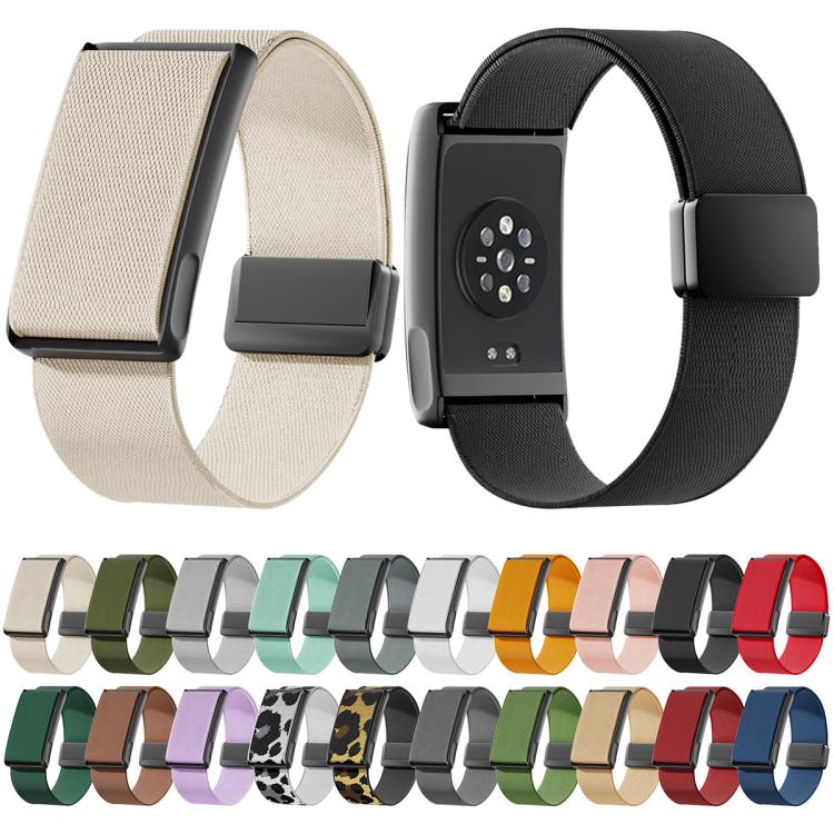 Cinturino per orologio in nylon elasticizzato con chiusura magnetica e montatura in metallo., For Amazfit Helio Strap