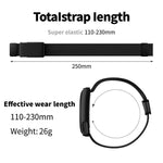 Cinturino per orologio in nylon elasticizzato con chiusura magnetica e montatura in metallo., For Amazfit Helio Strap