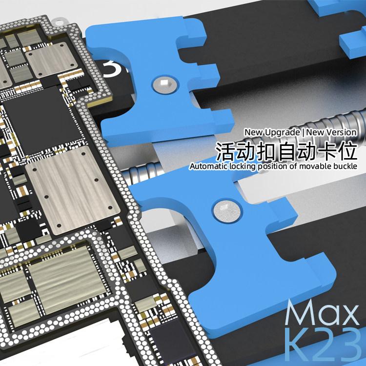 Dispositivo multifunzione per la manutenzione della scheda madre Mijing K23 Max per processori Apple da A9 ad A16.