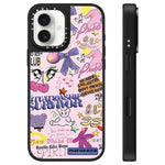 Custodia per telefono con specchio e motivo leopardato e ciliegia., For iPhone 16 Pro Max, For iPhone 16 Pro, For iPhone 16 Plus