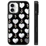 Custodia per telefono con specchio e motivo leopardato e ciliegia., For iPhone 16, For iPhone 15 Pro Max, For iPhone 15 Pro