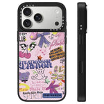 Custodia per telefono con specchio e pulsante di controllo della fotocamera, motivo leopardo ciliegia, serie Cherry, For iPhone 17 Pro Max, For iPhone 17 Pro, For iPhone 17