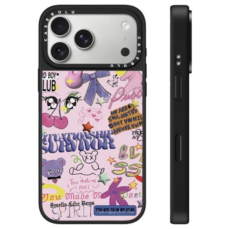 Custodia per telefono con specchio e pulsante di controllo della fotocamera, motivo leopardo ciliegia, serie Cherry, For iPhone 17 Pro Max, For iPhone 17 Pro, For iPhone 17