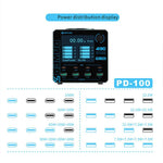 Caricabatterie intelligente multiporta Mijing PD100 da 100 W con supporto per ricarica rapida QC/PD e ricarica wireless da 15 W., EU Plug, US Plug