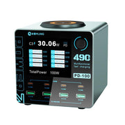Purificatore di polvere e nebbia ad alta aspirazione manuale/automatico Qianli AF100, ideale per la sostituzione polmonare., EU Plug, US Plug