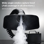 Purificatore di polvere e nebbia ad alta aspirazione manuale/automatico Qianli AF100, ideale per la sostituzione polmonare., EU Plug, US Plug