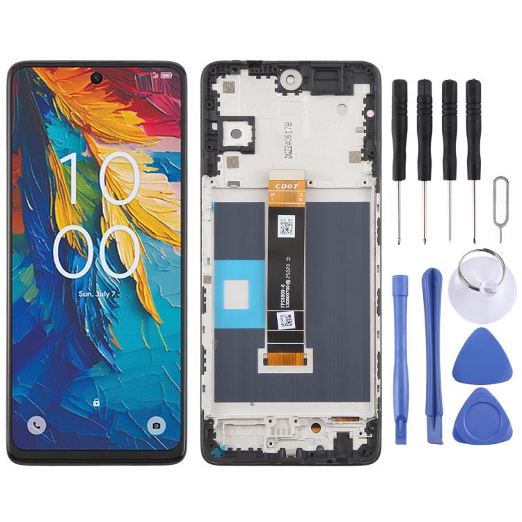 Gruppo completo di digitalizzatore LCD originale con cornice, For TCL K33 5G, For TCL K32 5G, For TCL 50 XL NxtPaper Matte Version, For TCL 50 XL, For TCL 50 XE