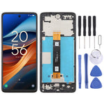 Gruppo completo di digitalizzatore LCD originale con cornice, For TCL K33 5G, For TCL K32 5G, For TCL 50 XL NxtPaper Matte Version, For TCL 50 XL, For TCL 50 XE