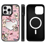 Custodia magnetica per telefono con specchio e motivo Hi Forest Series, For iPhone 16 Pro Max, For iPhone 16 Pro, For iPhone 16 Plus