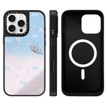 Custodia magnetica per telefono con specchio e motivo Hi Forest Series, For iPhone 16 Pro Max, For iPhone 16 Pro, For iPhone 16 Plus