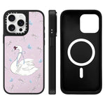 Custodia magnetica per telefono con specchio e motivo Hi Forest Series, For iPhone 16, For iPhone 15 Pro Max, For iPhone 15 Pro