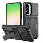 Custodia per telefono ibrida in PC e TPU con supporto invisibile per fotocamera scorrevole., For Galaxy A07 / A08 4G / 5G, For Galaxy A57 5G, For Galaxy A37 5G / A36 5G / A56 5G, For Galaxy A27 5G