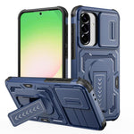 Custodia per telefono ibrida in PC e TPU con supporto invisibile per fotocamera scorrevole., For Galaxy A07 / A08 4G / 5G, For Galaxy A57 5G, For Galaxy A37 5G / A36 5G / A56 5G, For Galaxy A27 5G