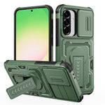Custodia per telefono ibrida in PC e TPU con supporto invisibile per fotocamera scorrevole., For Galaxy A07 / A08 4G / 5G, For Galaxy A57 5G, For Galaxy A37 5G / A36 5G / A56 5G, For Galaxy A27 5G