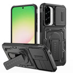 Custodia per telefono ibrida in PC e TPU con supporto invisibile per fotocamera scorrevole., For Galaxy A07 / A08 4G / 5G, For Galaxy A57 5G, For Galaxy A37 5G / A36 5G / A56 5G, For Galaxy A27 5G