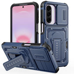 Custodia per telefono ibrida in PC e TPU con supporto invisibile per fotocamera scorrevole., For Galaxy A07 / A08 4G / 5G, For Galaxy A57 5G, For Galaxy A37 5G / A36 5G / A56 5G, For Galaxy A27 5G