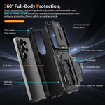 Custodia per telefono ibrida in PC e TPU con supporto invisibile per fotocamera scorrevole., For Galaxy S26 Ultra 5G, For Galaxy S26 5G, For Galaxy S25 5G / S24 5G, For Galaxy S25 Ultra 5G