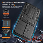 Custodia per telefono ibrida in PC e TPU con supporto invisibile per fotocamera scorrevole., For Galaxy S26 Ultra 5G, For Galaxy S26 5G, For Galaxy S25 5G / S24 5G, For Galaxy S25 Ultra 5G
