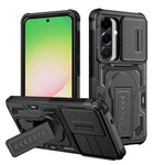 Custodia per telefono ibrida in PC e TPU con supporto invisibile per fotocamera scorrevole., For Galaxy S26 Ultra 5G, For Galaxy S26 5G, For Galaxy S25 5G / S24 5G, For Galaxy S25 Ultra 5G