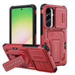Custodia per telefono ibrida in PC e TPU con supporto invisibile per fotocamera scorrevole., For Galaxy S26 Ultra 5G, For Galaxy S26 5G, For Galaxy S25 5G / S24 5G, For Galaxy S25 Ultra 5G