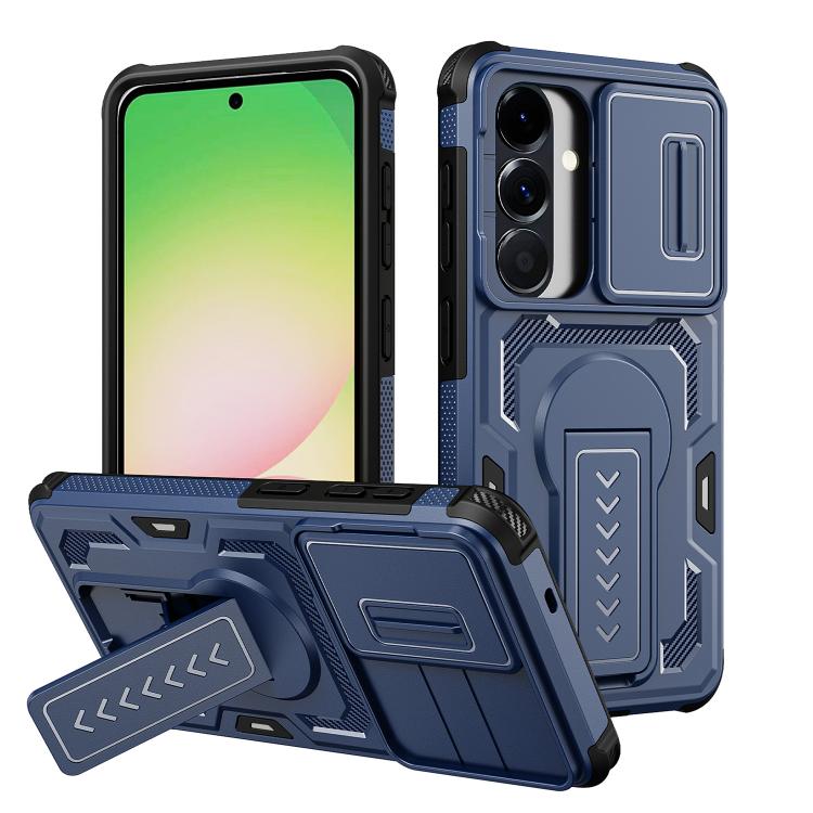 Custodia per telefono ibrida in PC e TPU con supporto invisibile per fotocamera scorrevole., For Galaxy S26 Ultra 5G, For Galaxy S26 5G, For Galaxy S25 5G / S24 5G, For Galaxy S25 Ultra 5G