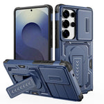 Custodia per telefono ibrida in PC e TPU con supporto invisibile per fotocamera scorrevole., For Galaxy S26 Ultra 5G, For Galaxy S26 5G, For Galaxy S25 5G / S24 5G, For Galaxy S25 Ultra 5G