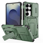 Custodia per telefono ibrida in PC e TPU con supporto invisibile per fotocamera scorrevole., For Galaxy S26 Ultra 5G, For Galaxy S26 5G, For Galaxy S25 5G / S24 5G, For Galaxy S25 Ultra 5G