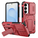 Custodia per telefono ibrida in PC e TPU con supporto invisibile per fotocamera scorrevole., For Galaxy S26 Ultra 5G, For Galaxy S26 5G, For Galaxy S25 5G / S24 5G, For Galaxy S25 Ultra 5G