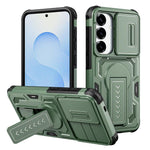 Custodia per telefono ibrida in PC e TPU con supporto invisibile per fotocamera scorrevole., For Galaxy S26 Ultra 5G, For Galaxy S26 5G, For Galaxy S25 5G / S24 5G, For Galaxy S25 Ultra 5G