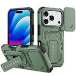 Custodia ibrida PC e TPU con supporto per iPhone 17 e 16