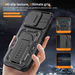 Custodia ibrida PC e TPU con supporto per iPhone 17 e 16