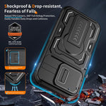 Custodia ibrida PC e TPU con supporto per iPhone 17 e 16