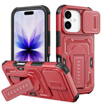 Custodia ibrida PC e TPU con supporto per iPhone 17 e 16