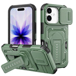 Custodia ibrida PC e TPU con supporto per iPhone 17 e 16