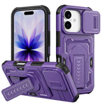 Custodia ibrida PC e TPU con supporto per iPhone 17 e 16