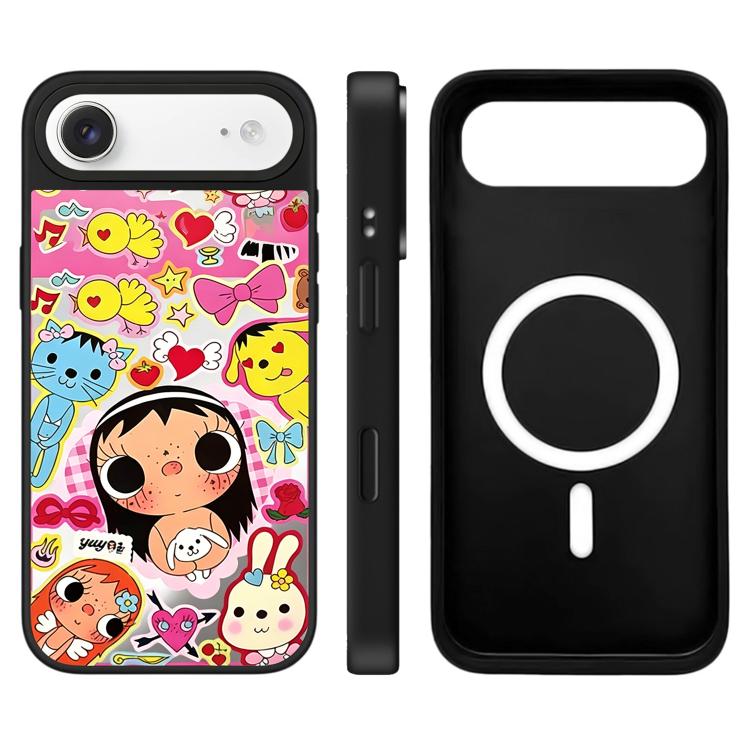 Custodia magnetica con specchio e pulsante di controllo della fotocamera della serie YUY, For iPhone Air