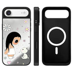 Custodia magnetica con specchio e pulsante di controllo della fotocamera della serie YUY, For iPhone Air