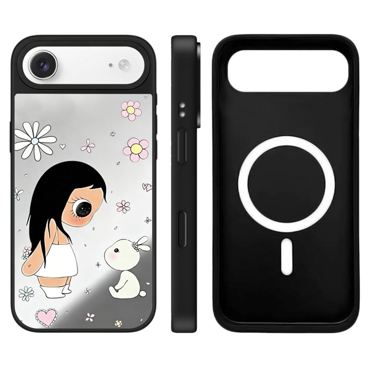 Custodia magnetica con specchio e pulsante di controllo della fotocamera della serie YUY, For iPhone Air