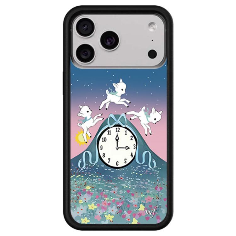 Custodia per telefono WildFlow Clock con motivo a pecore., For iPhone 17 Pro Max, For iPhone 17 Pro, For iPhone 17